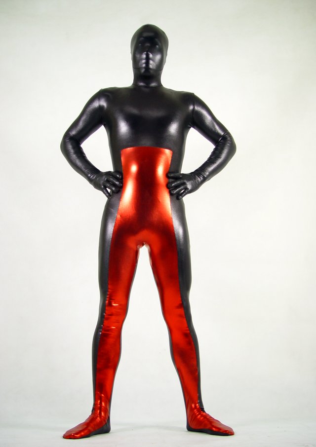 Black Red Halloween Costume Ideas Zentai